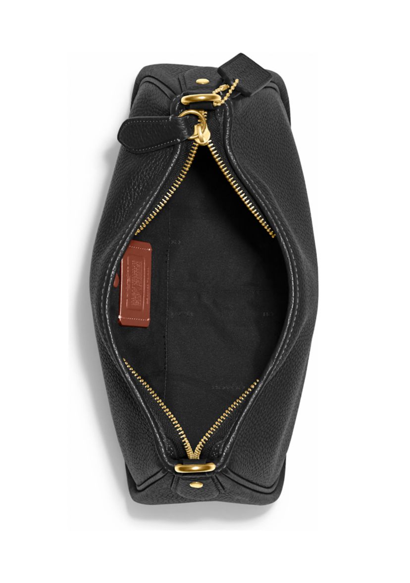 Soft Pebble Leather Cary Crossbody Bag