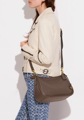 Soft Pebble Leather Cary Crossbody Bag