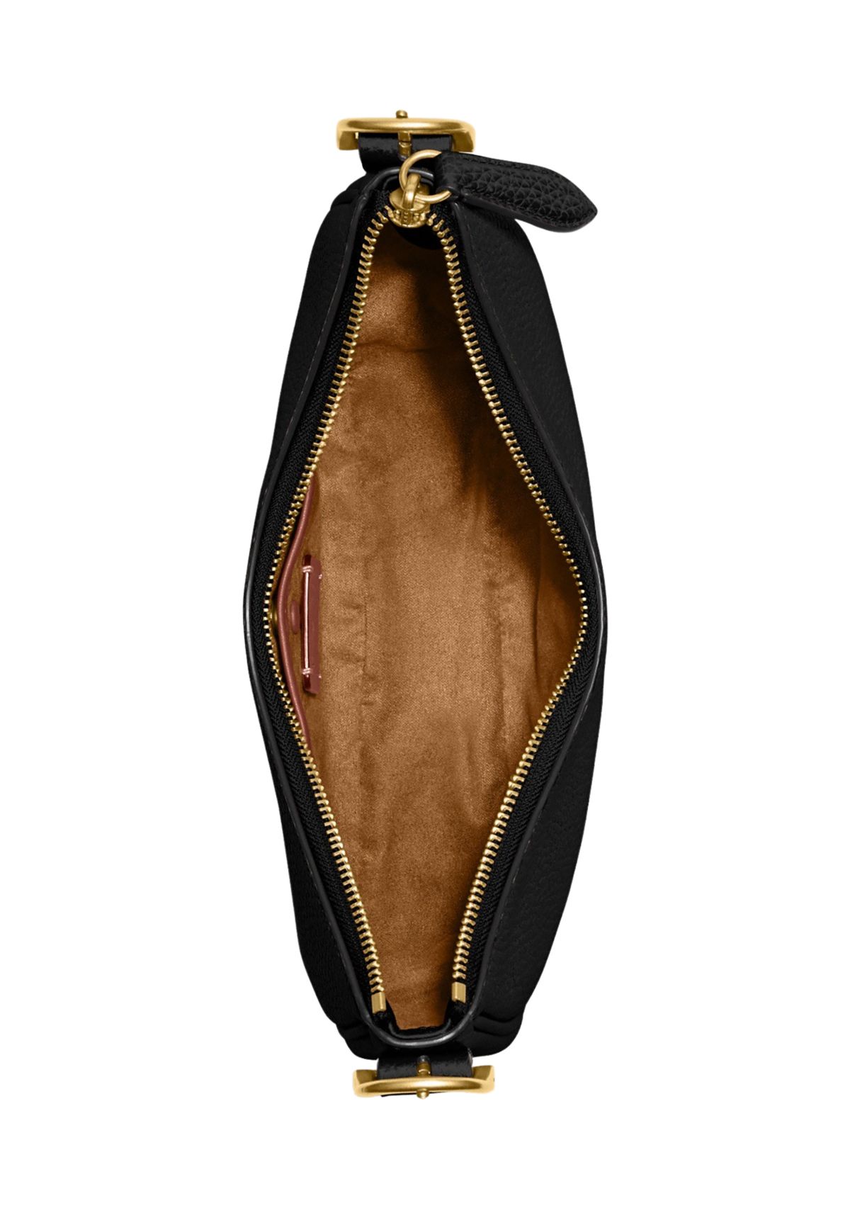 Soft Pebble Leather Luna Shoulder Bag