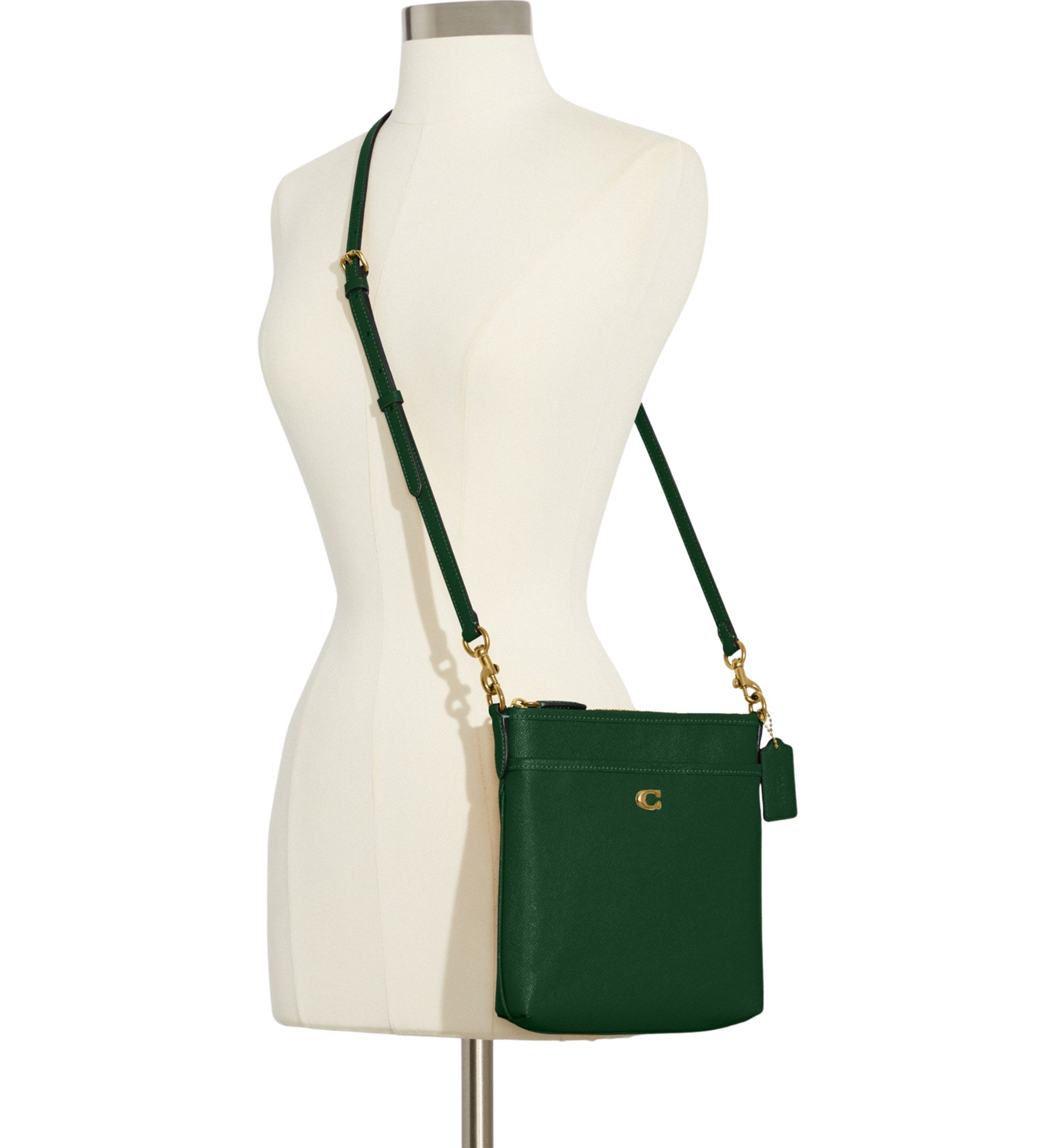 Crossgrain Leather Kitt Crossbody Bag