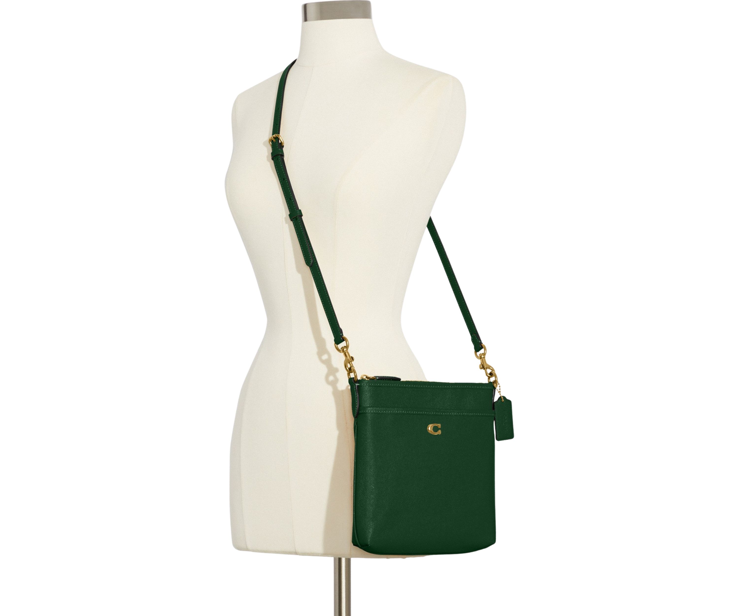 Crossgrain Leather Kitt Crossbody Bag