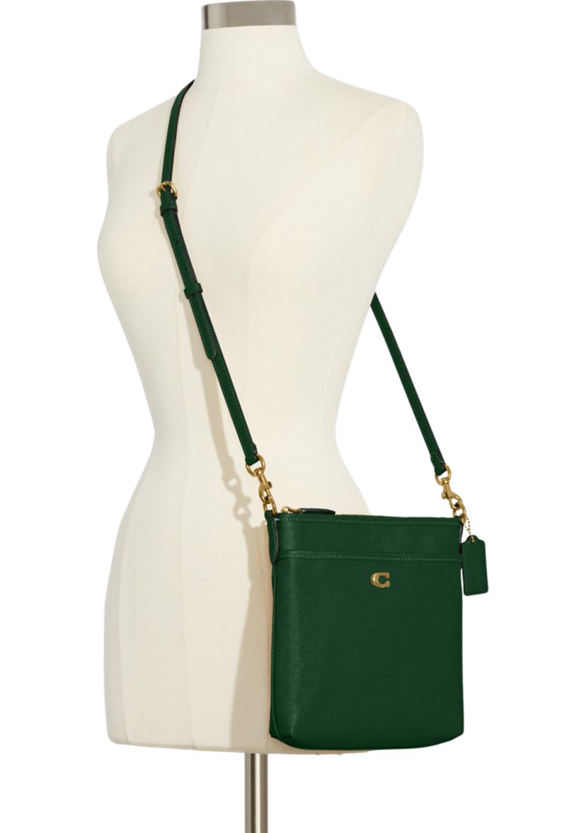 Crossgrain Leather Kitt Crossbody Bag