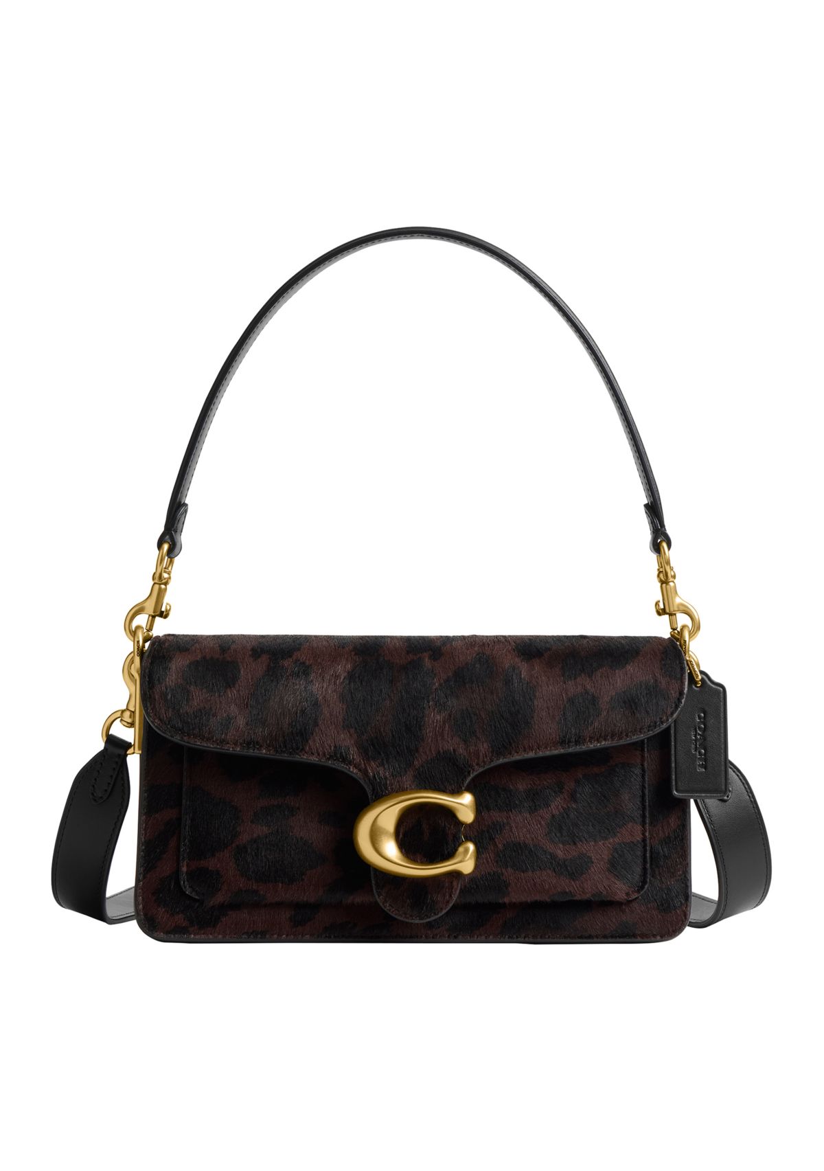 Tabby Shoulder Bag 26 in Haircalf with Leopard Print