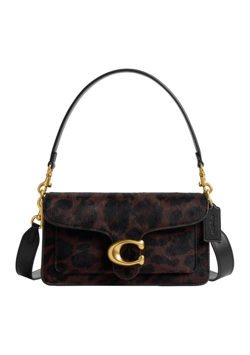 Tabby Shoulder Bag 26 in Haircalf with Leopard Print