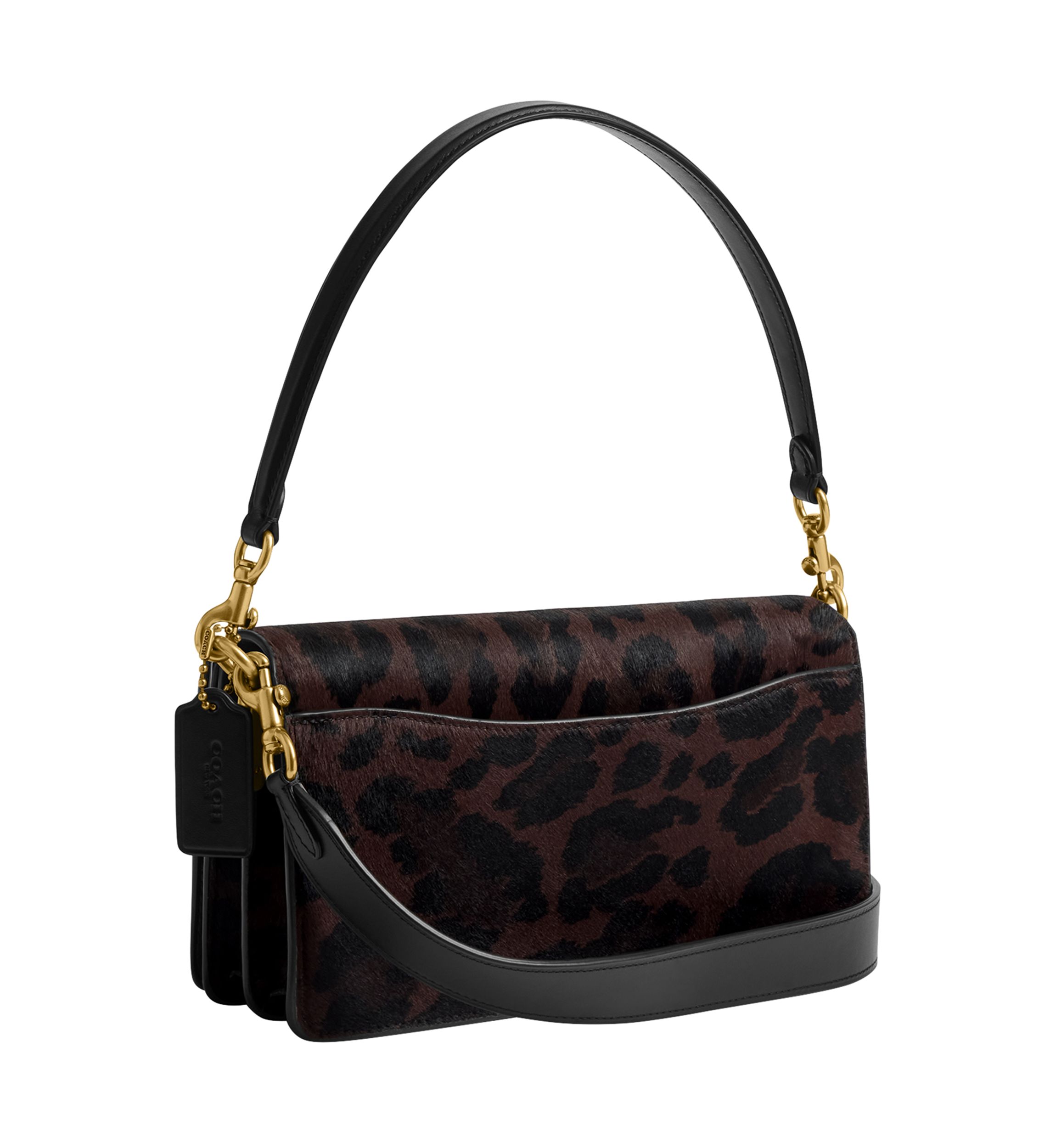 Tabby Shoulder Bag 26 in Haircalf with Leopard Print