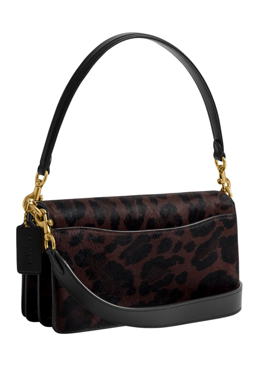 Tabby Shoulder Bag 26 in Haircalf with Leopard Print