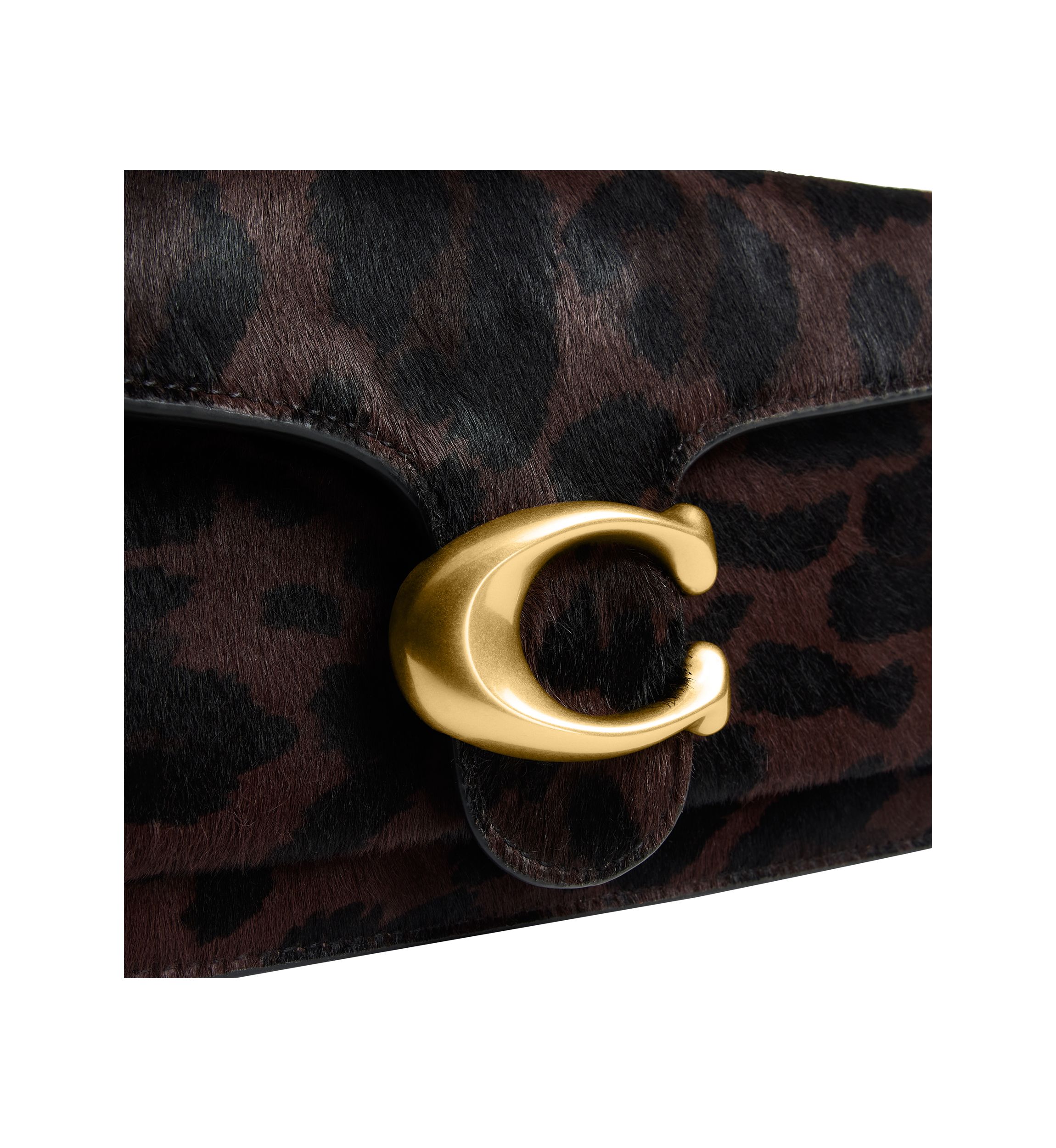 Tabby Shoulder Bag 26 in Haircalf with Leopard Print