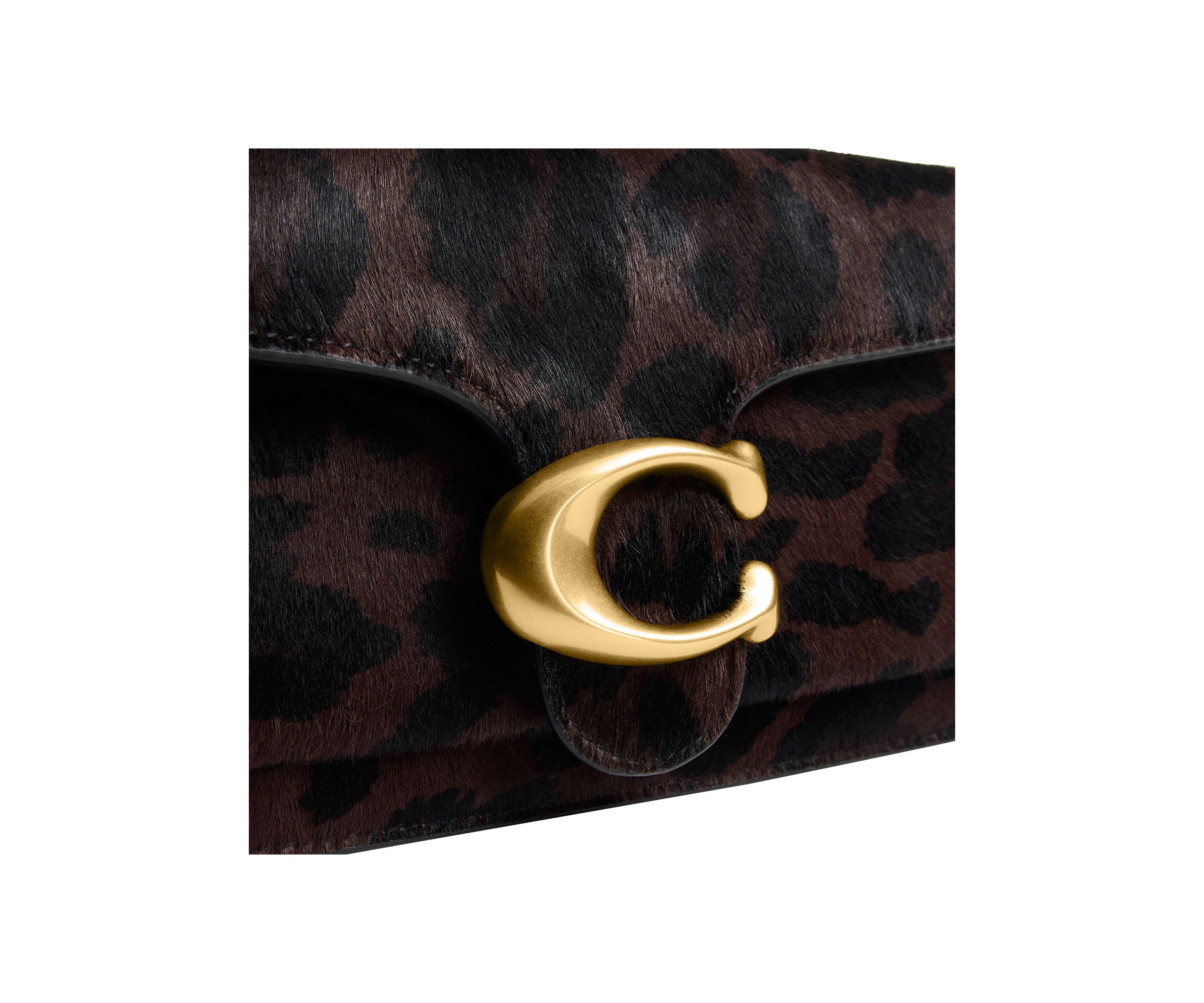 Tabby Shoulder Bag 26 in Haircalf with Leopard Print
