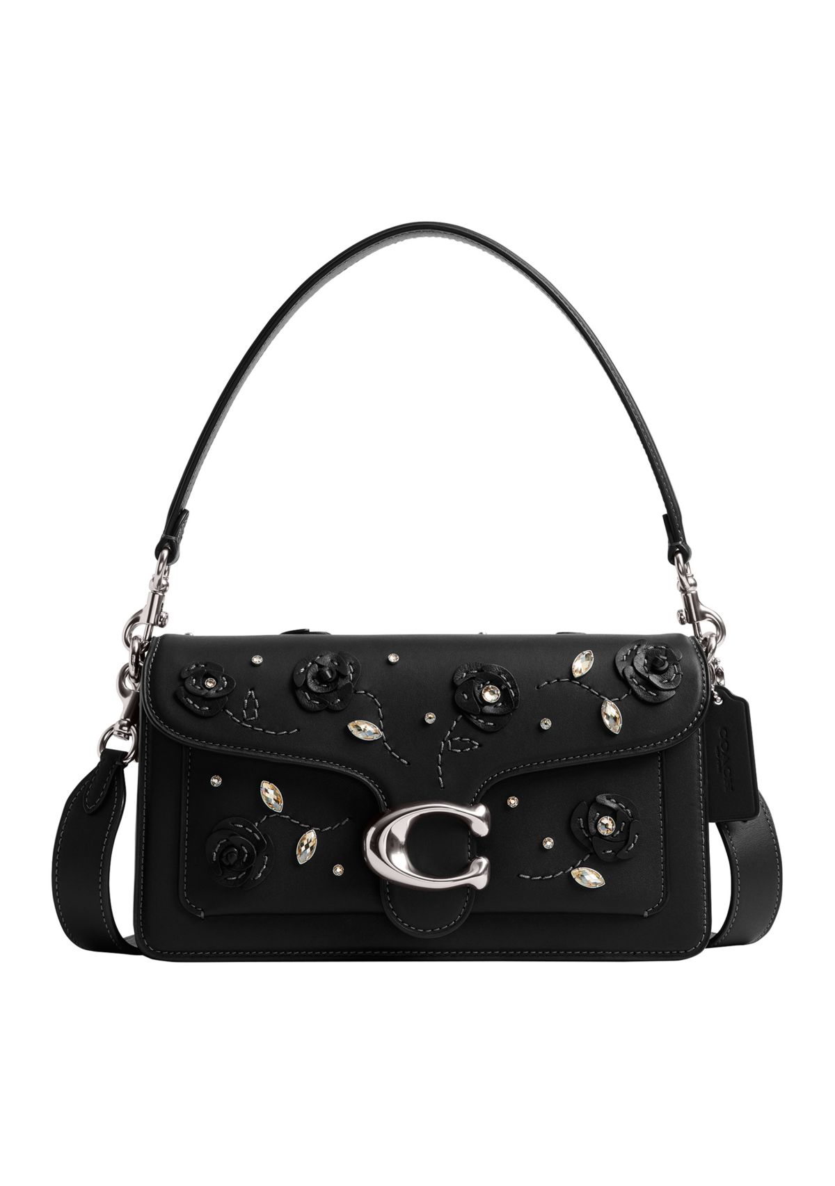 Crystal Embellished Tabby Shoulder Bag 26