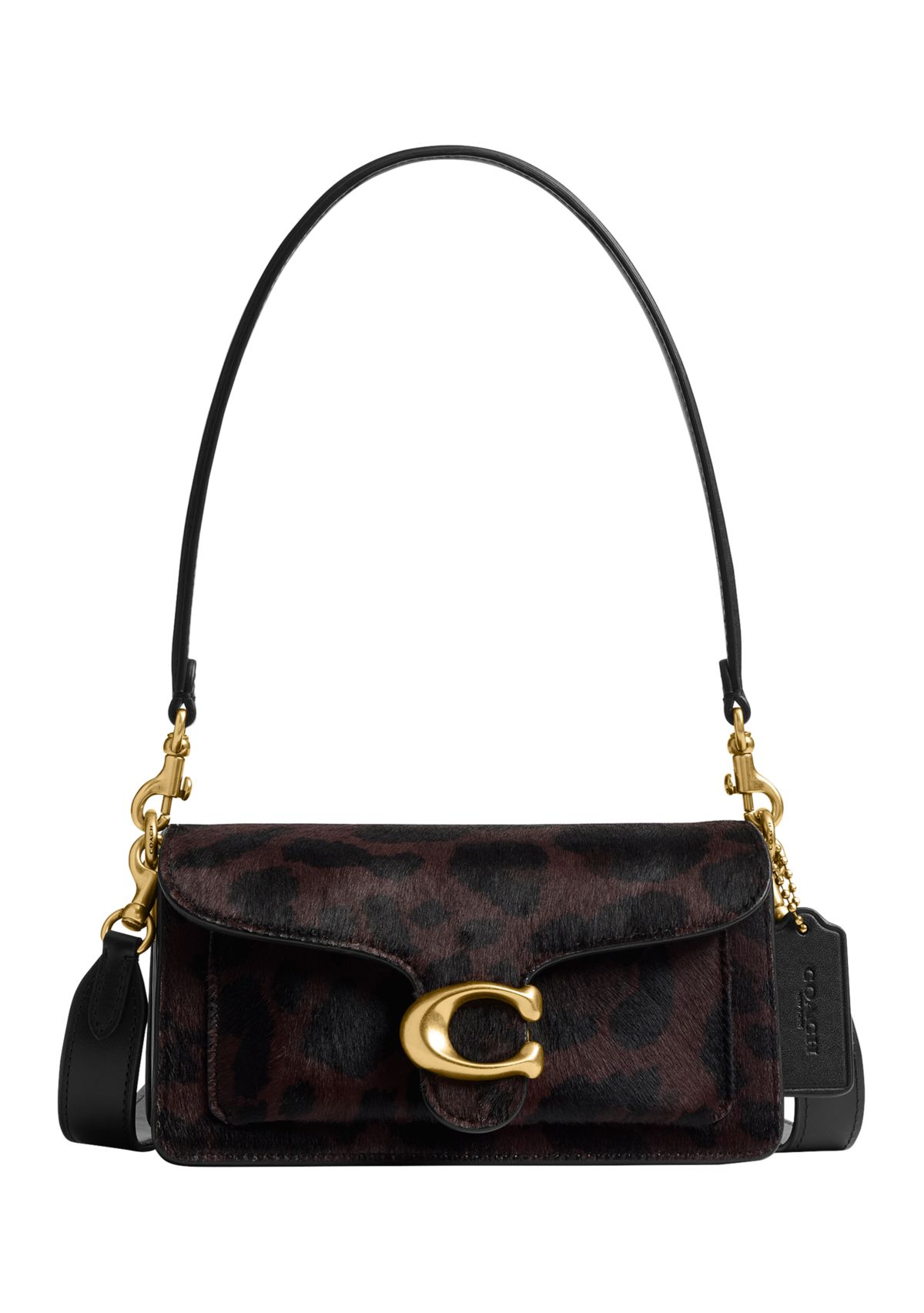 Tabby Shoulder Bag 20 in Haircalf with Leopard Print 