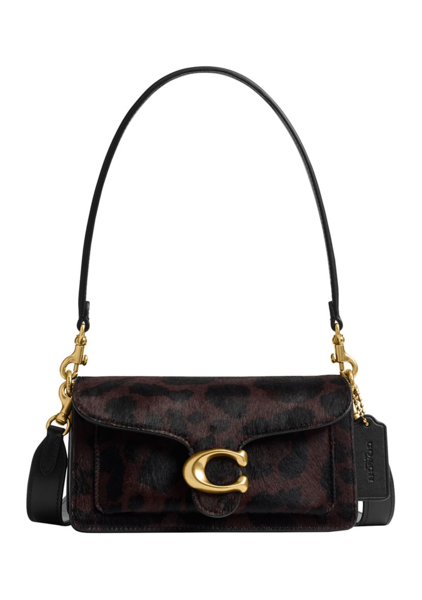 Tabby Shoulder Bag 20 in Haircalf with Leopard Print 