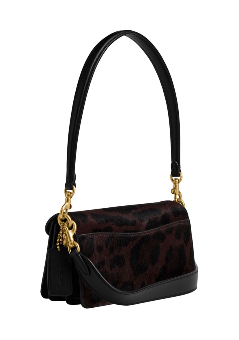 Tabby Shoulder Bag 20 in Haircalf with Leopard Print 
