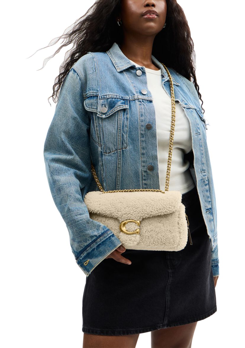 Tabby Shoulder Bag 26 in Shearling