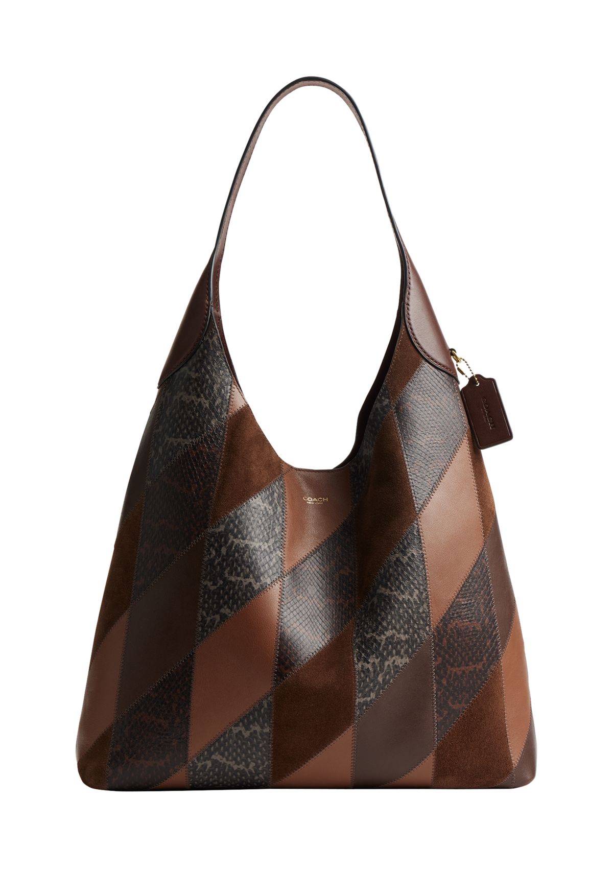 Brooklyn Shoulder Bag 39 with Snakeskin Patchwork 