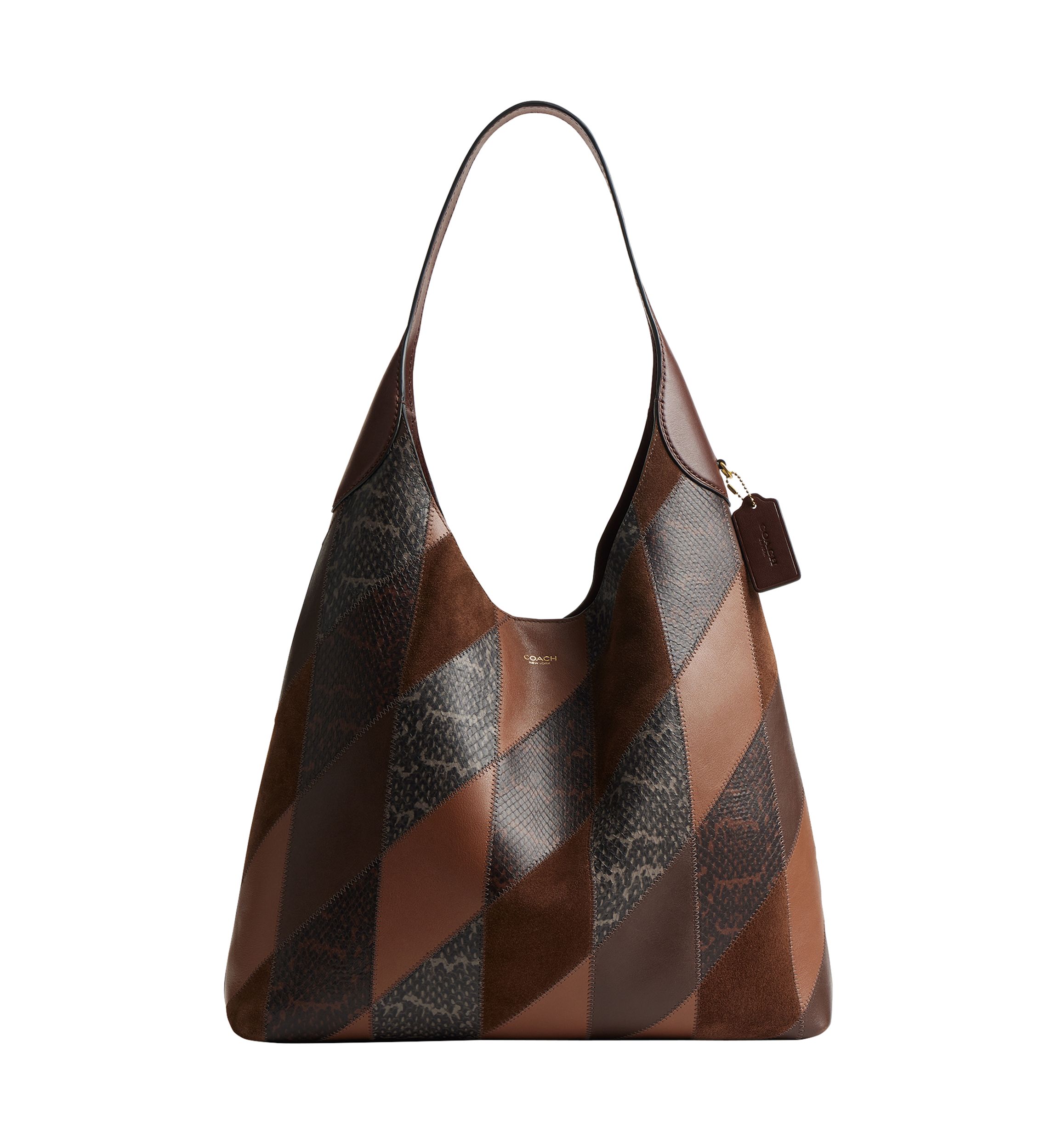 Brooklyn Shoulder Bag 39 with Snakeskin Patchwork 