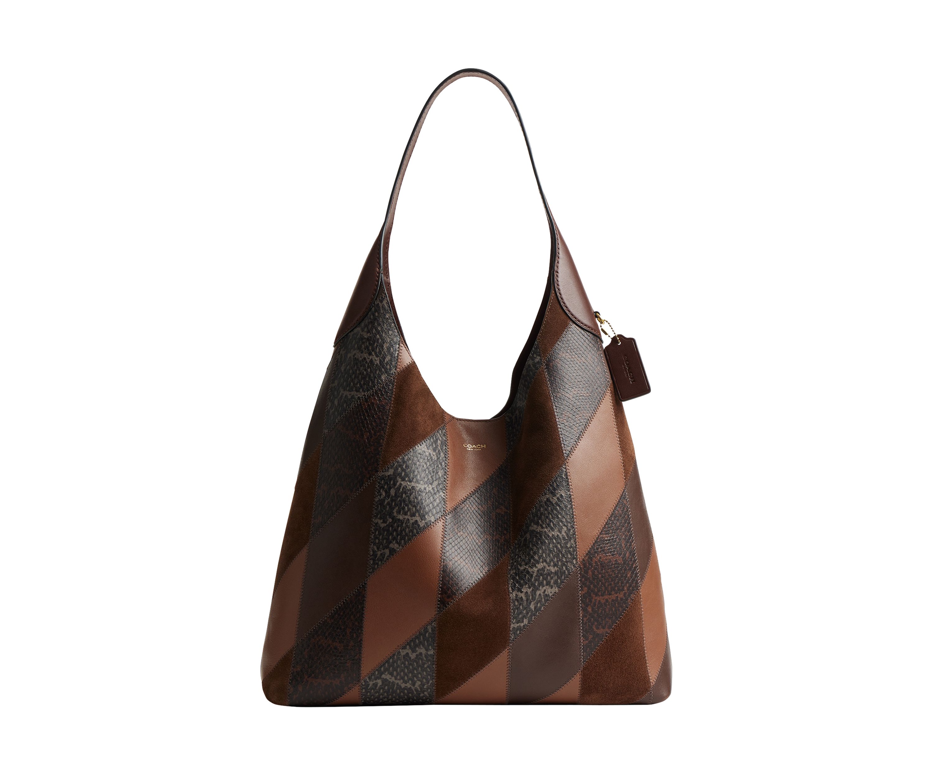 Brooklyn Shoulder Bag 39 with Snakeskin Patchwork 