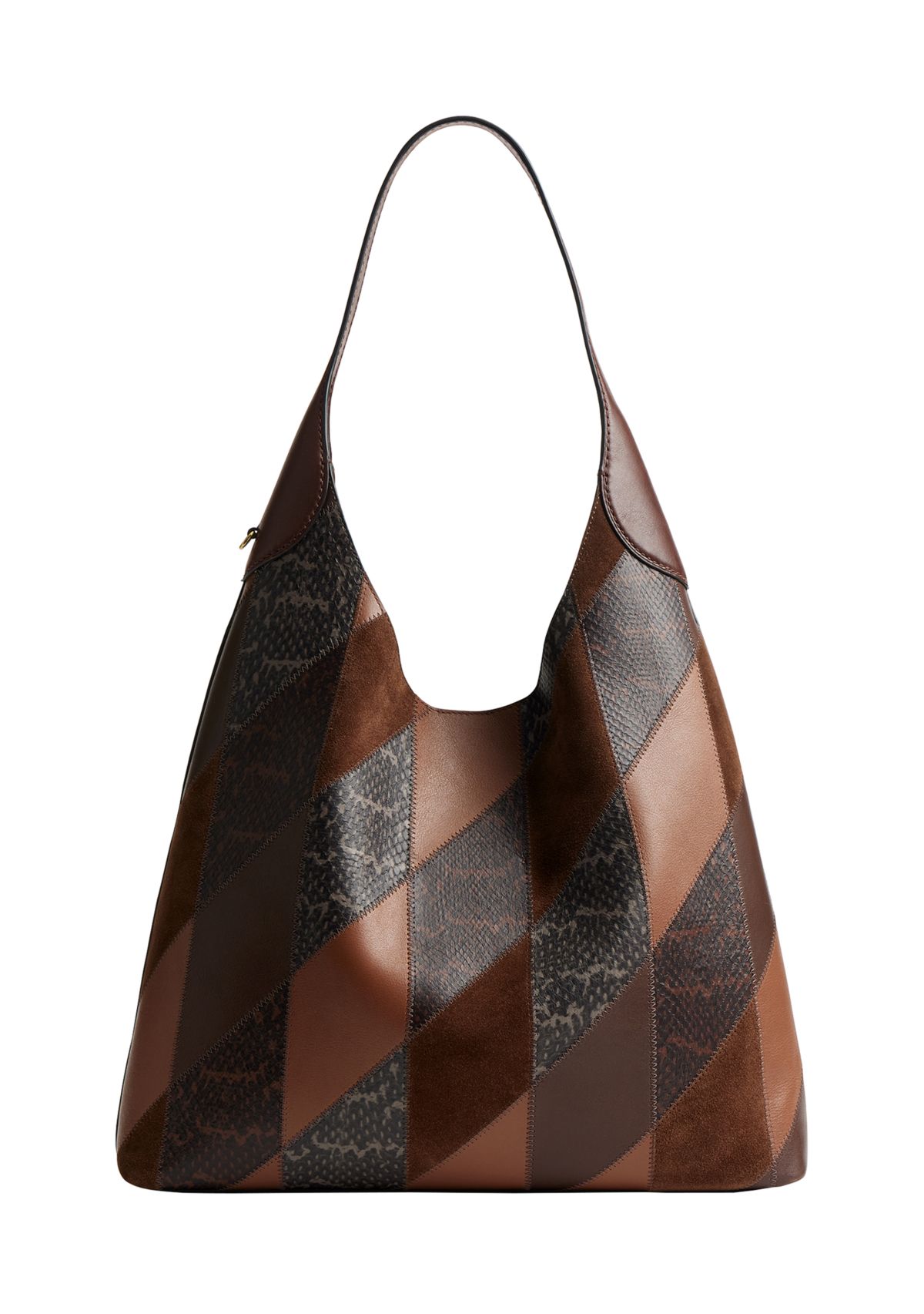 Brooklyn Shoulder Bag 39 with Snakeskin Patchwork 