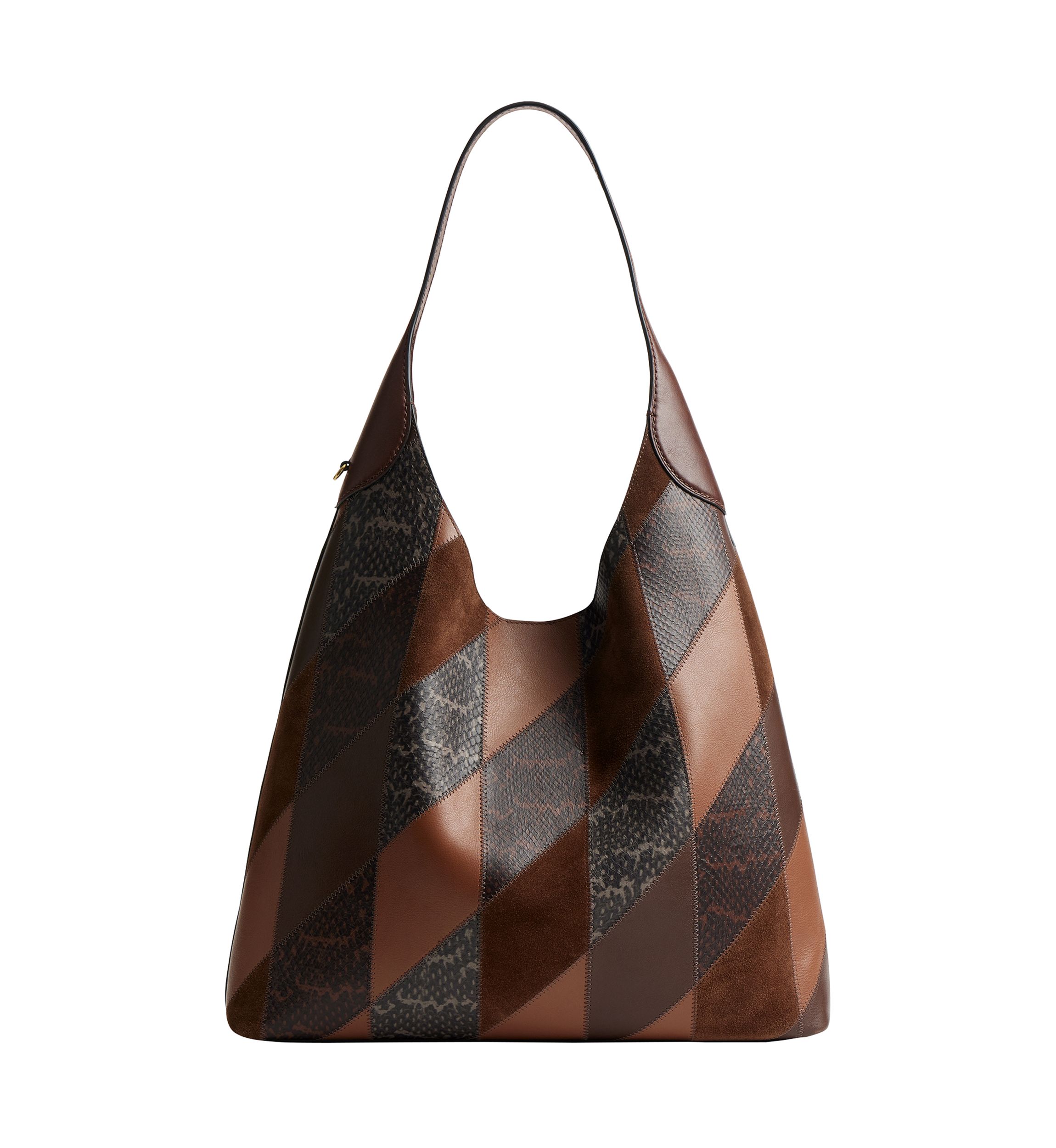 Brooklyn Shoulder Bag 39 with Snakeskin Patchwork 