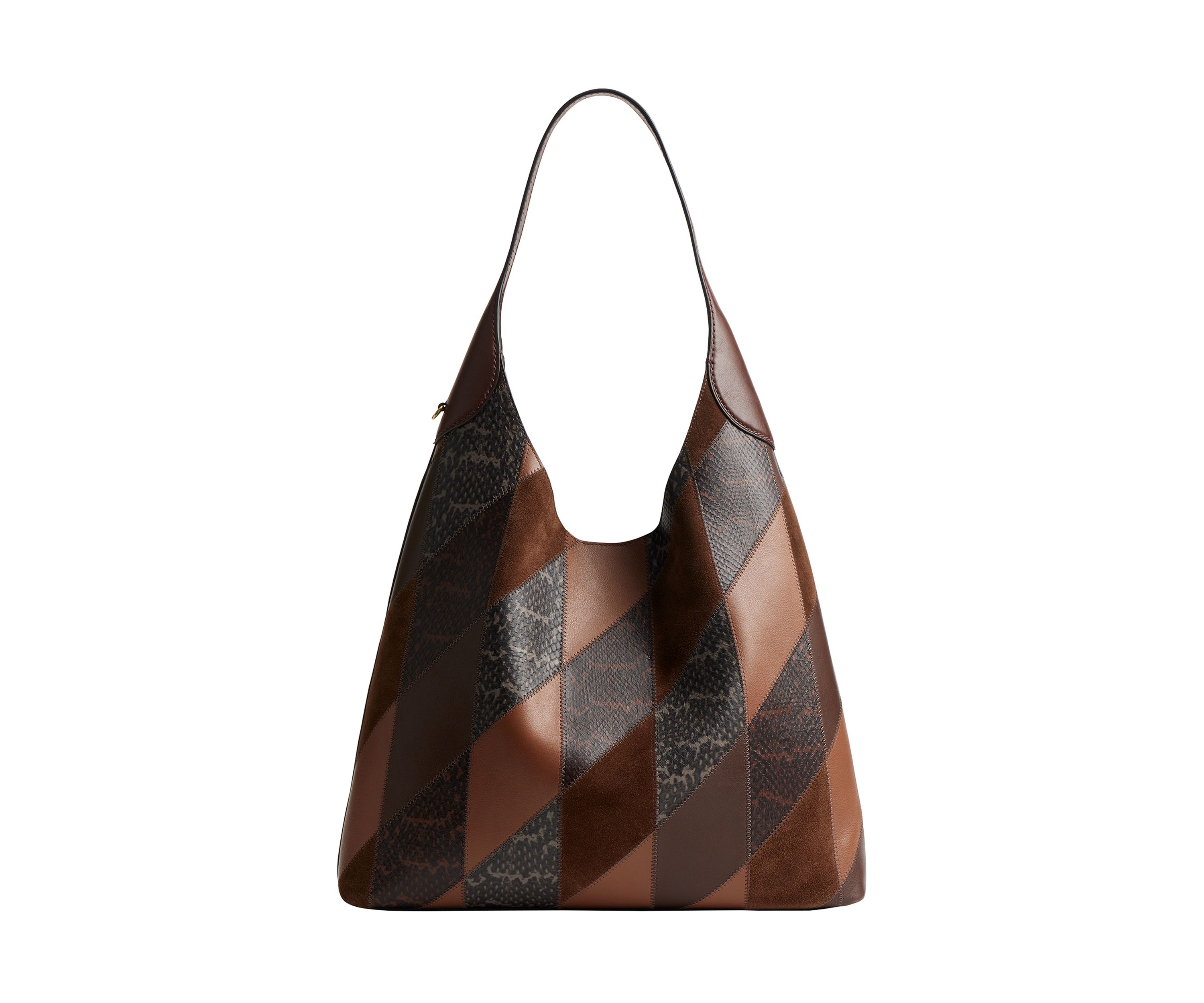 Brooklyn Shoulder Bag 39 with Snakeskin Patchwork 