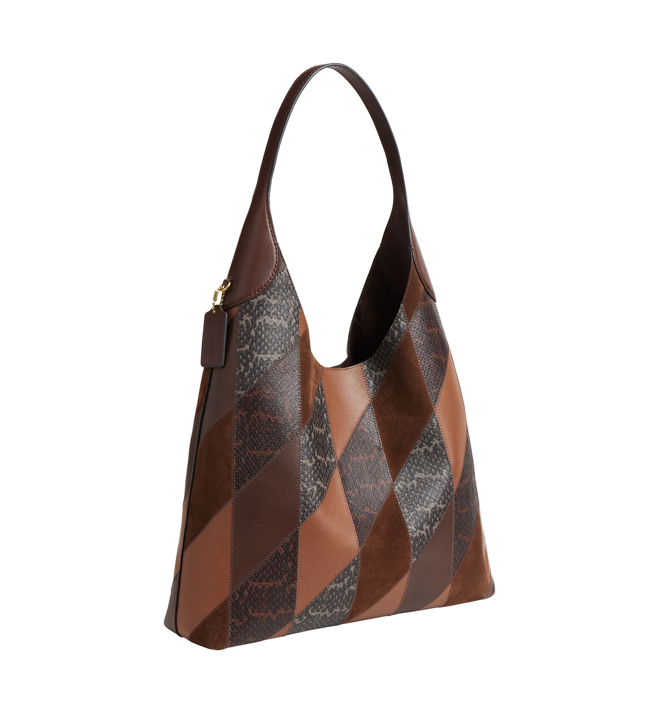 Brooklyn Shoulder Bag 39 with Snakeskin Patchwork 
