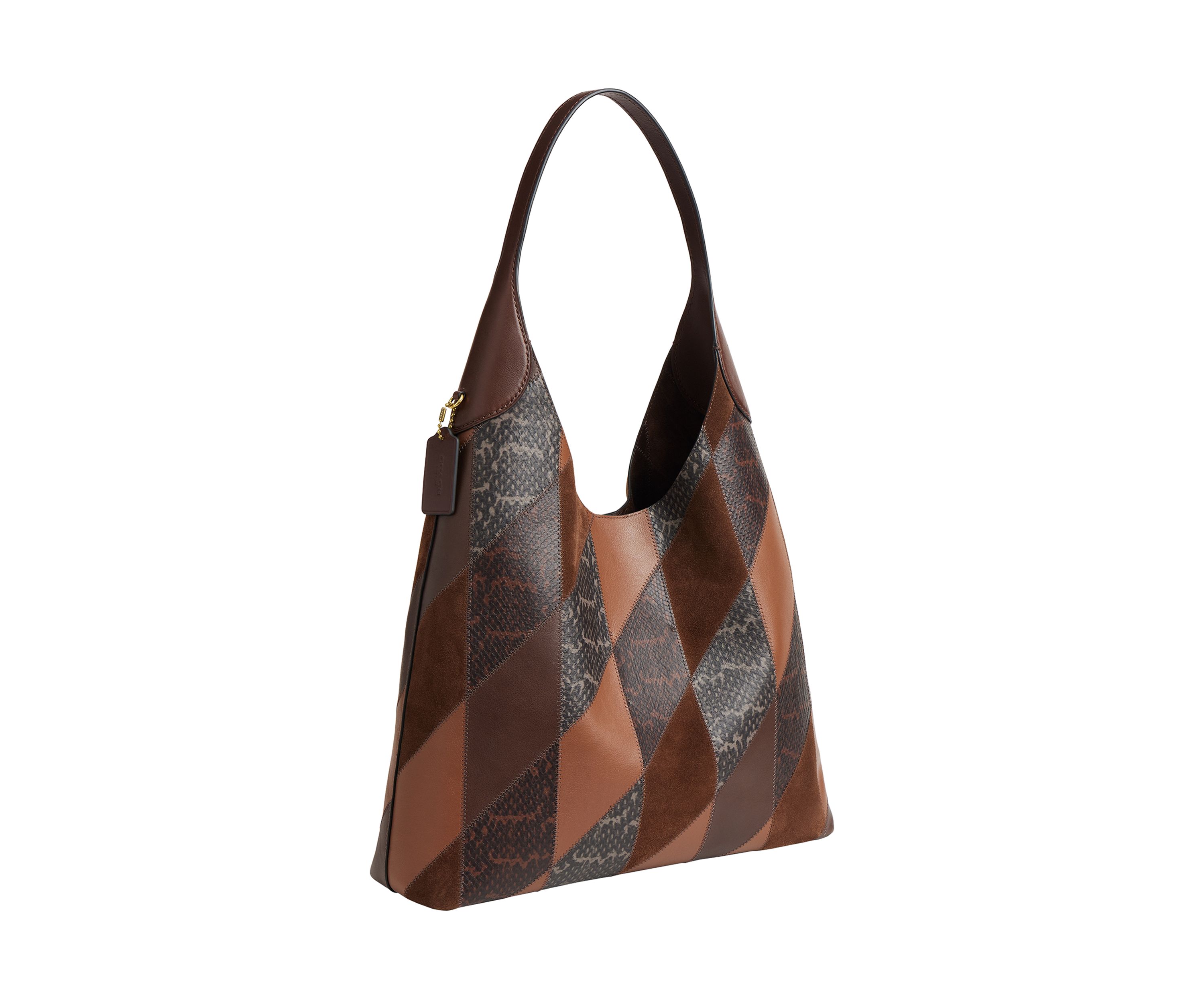 Brooklyn Shoulder Bag 39 with Snakeskin Patchwork 