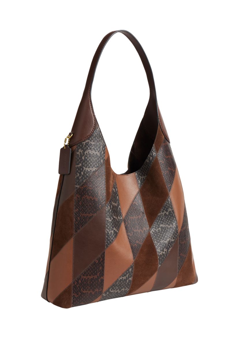 Brooklyn Shoulder Bag 39 with Snakeskin Patchwork 