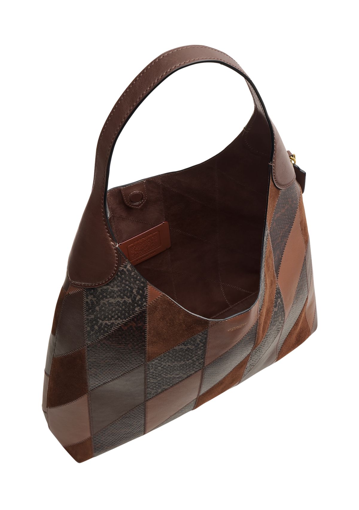 Brooklyn Shoulder Bag 39 with Snakeskin Patchwork 