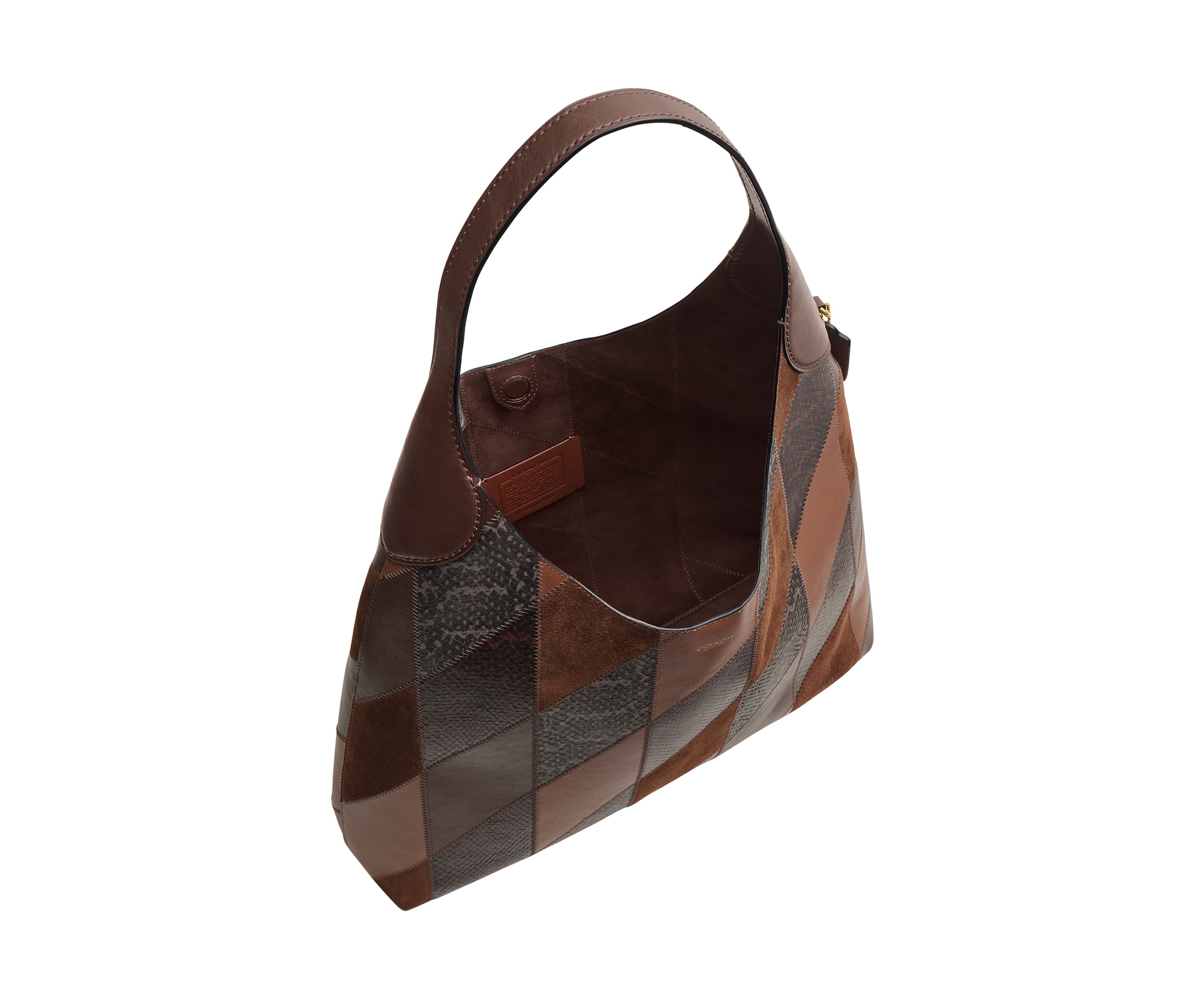 Brooklyn Shoulder Bag 39 with Snakeskin Patchwork 
