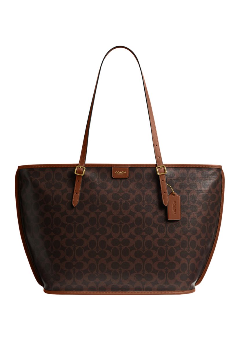 COACH Taxi Tote Bag in Signature Canvas | Belk
