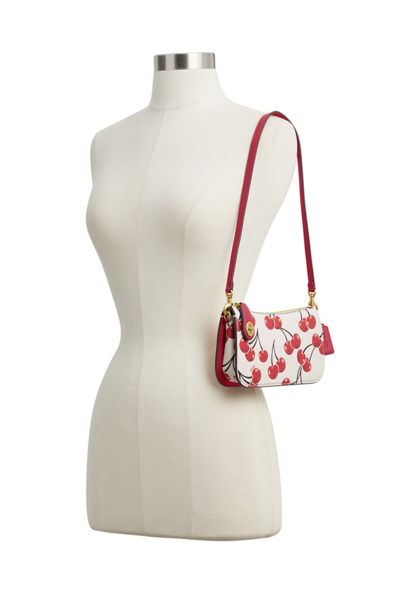 Penn Shoulder Bag with Cherry Print