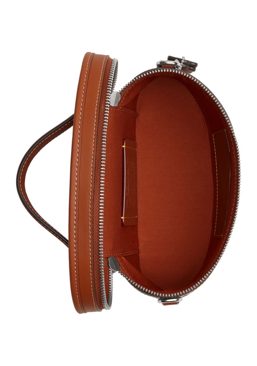 Trail Bag In Crystal Signature Jacquard Crossbody