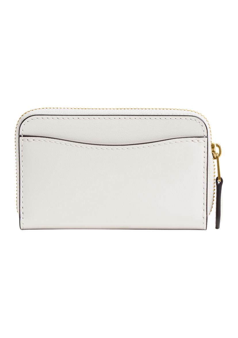 Essential Small Zip Around Card Case with Sticker Print