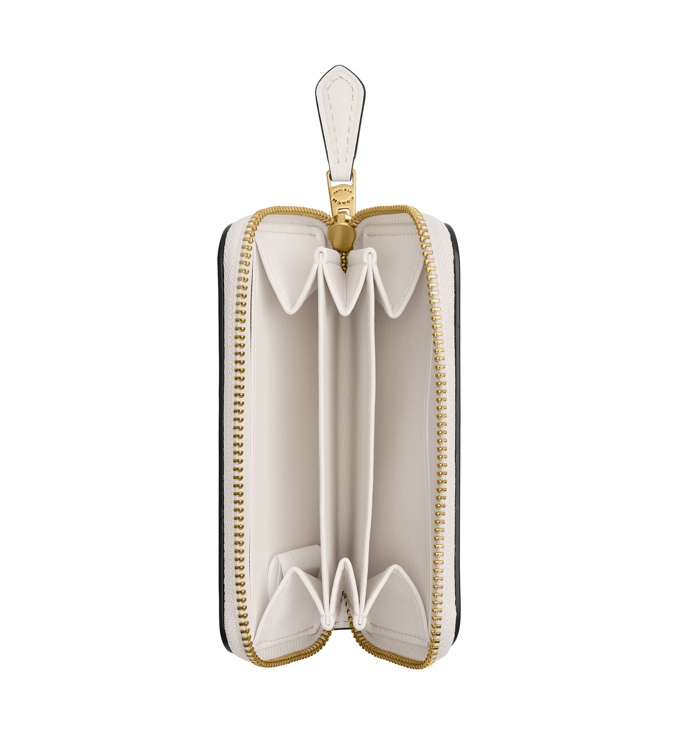 Essential Small Zip Around Card Case with Sticker Print