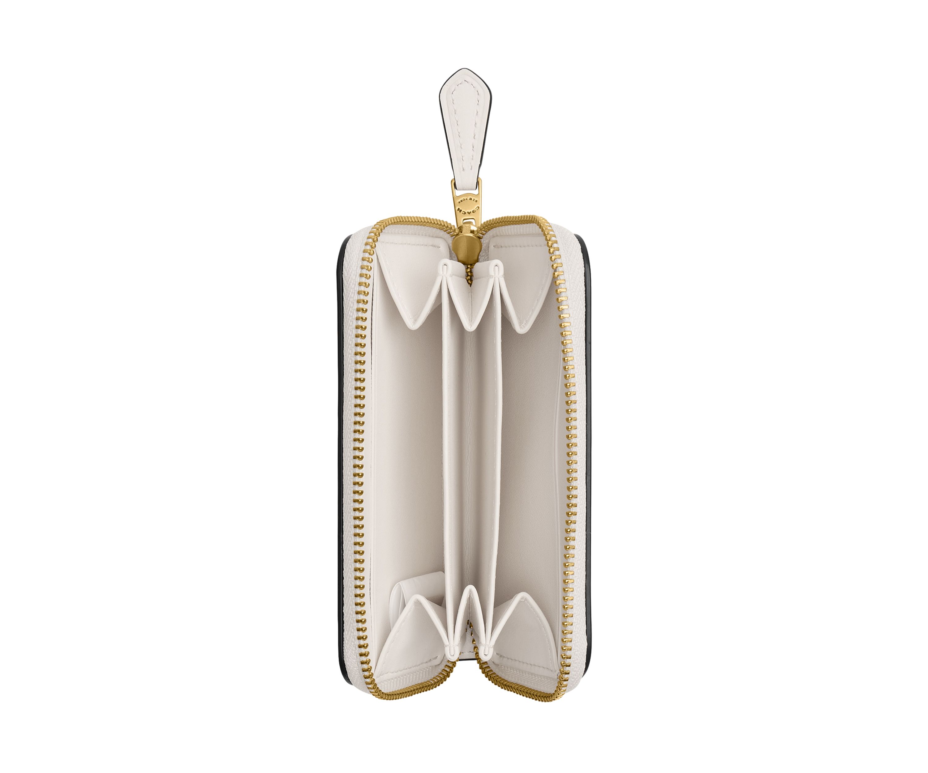 Essential Small Zip Around Card Case with Sticker Print
