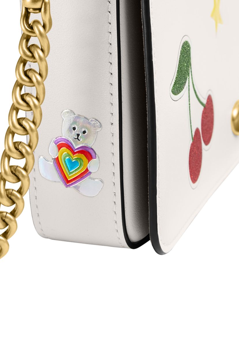Mila Crossbody Bag with Sticker Print