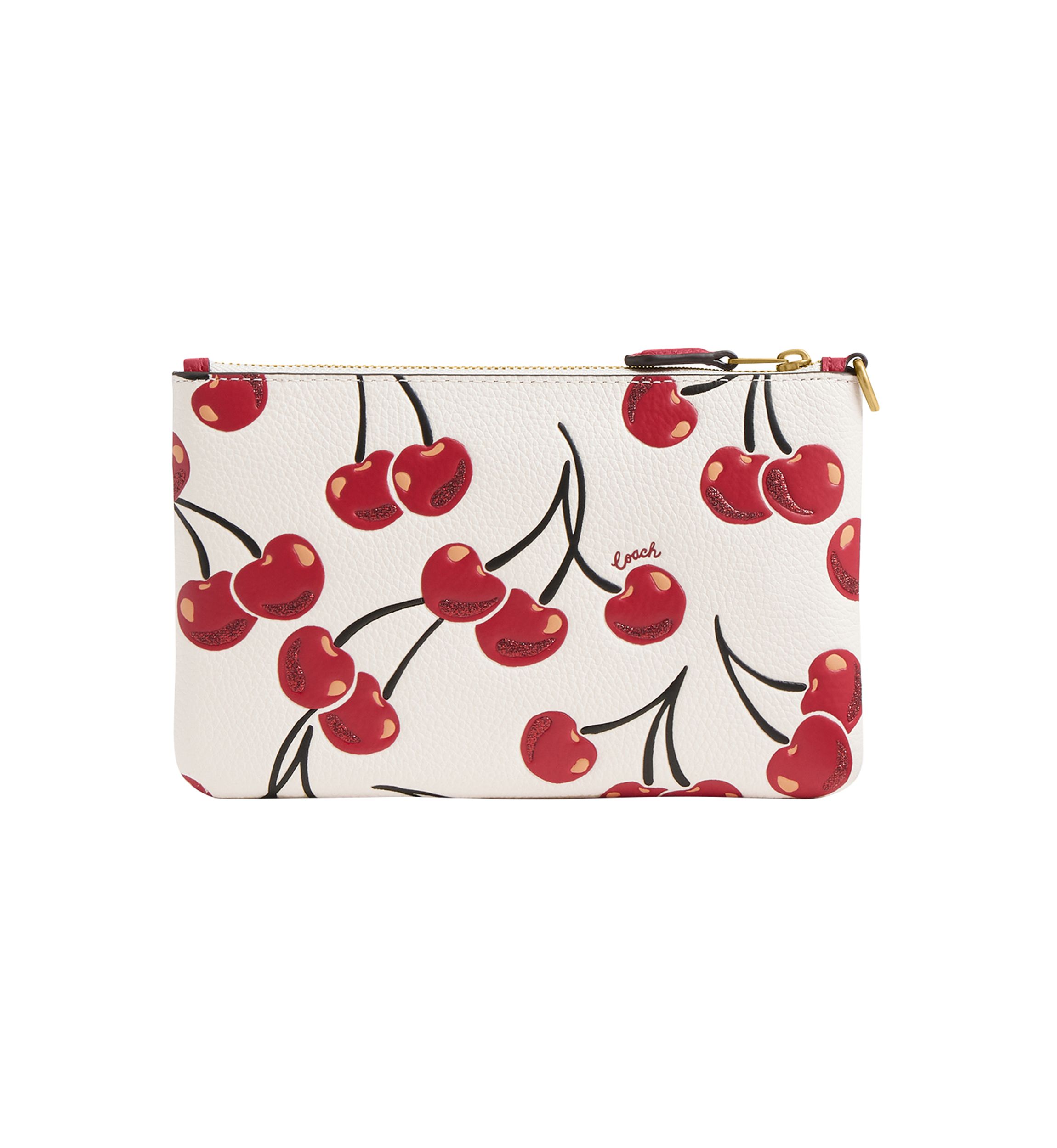 Small Wristlet with Cherry Print