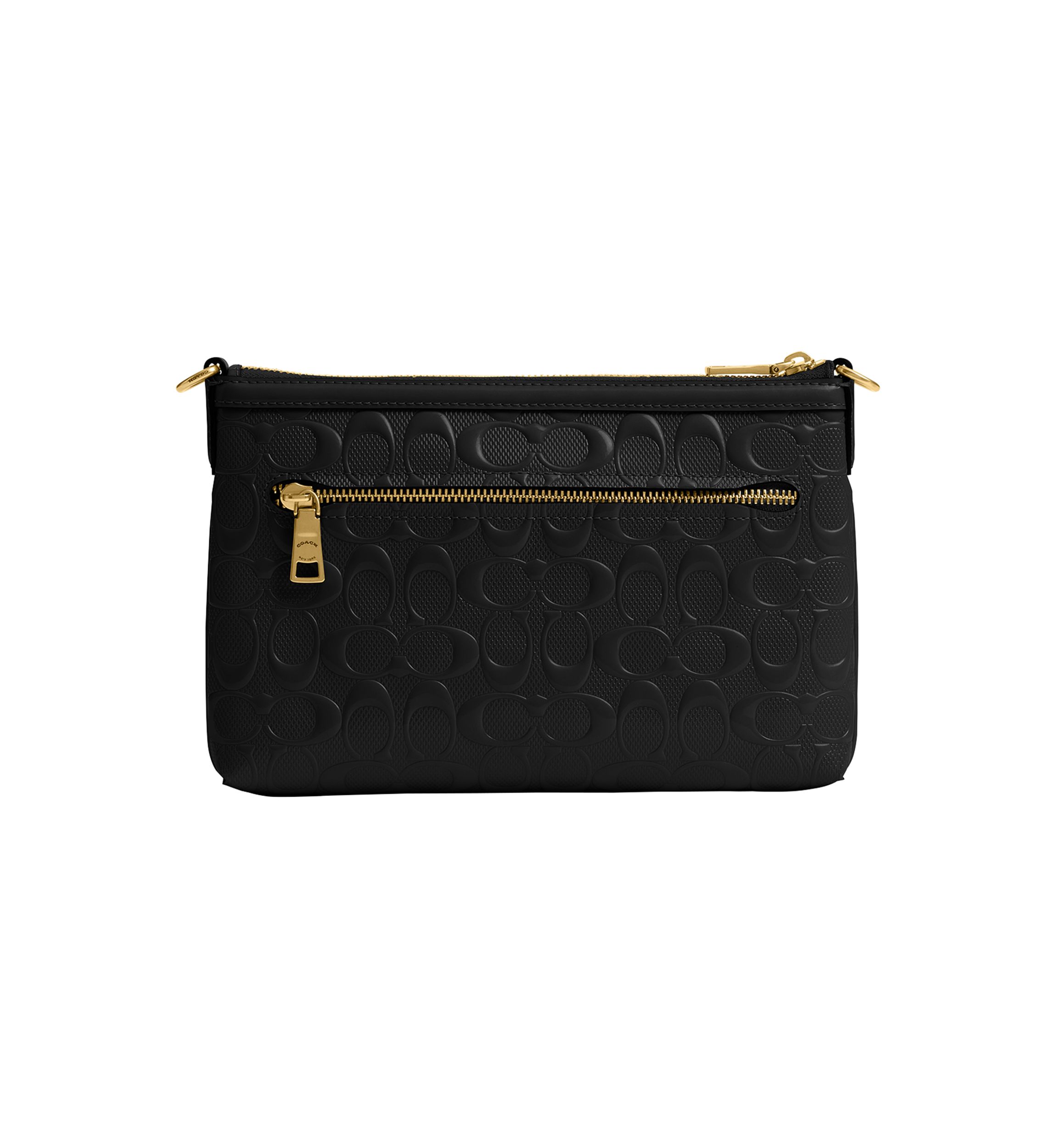 極美品 Coach Legacy Signature Bag Black COACH Legacy Zip Top Crossbody Bag in Signature Leather | Belk