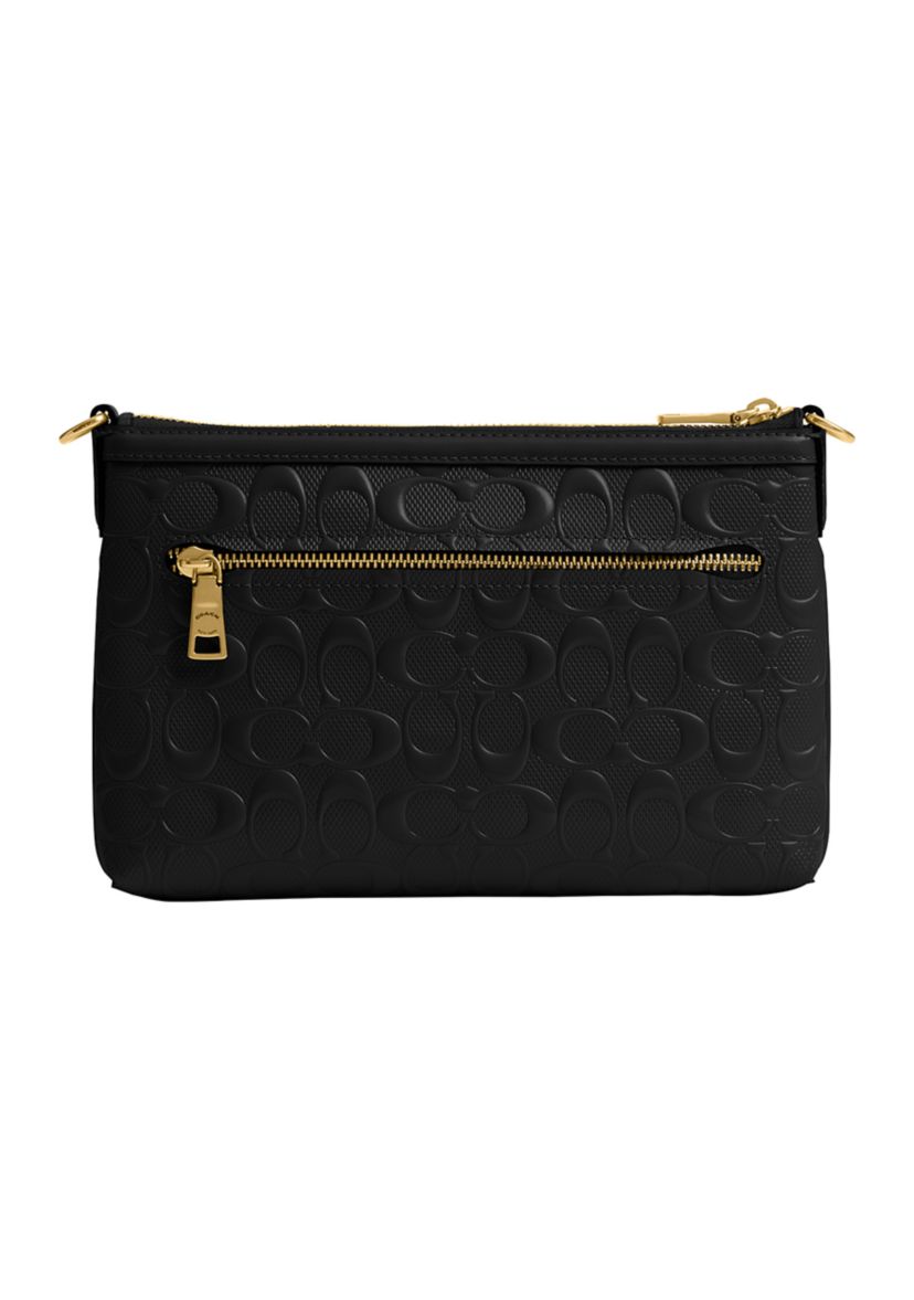 Legacy Zip Top Crossbody Bag in Signature Leather 