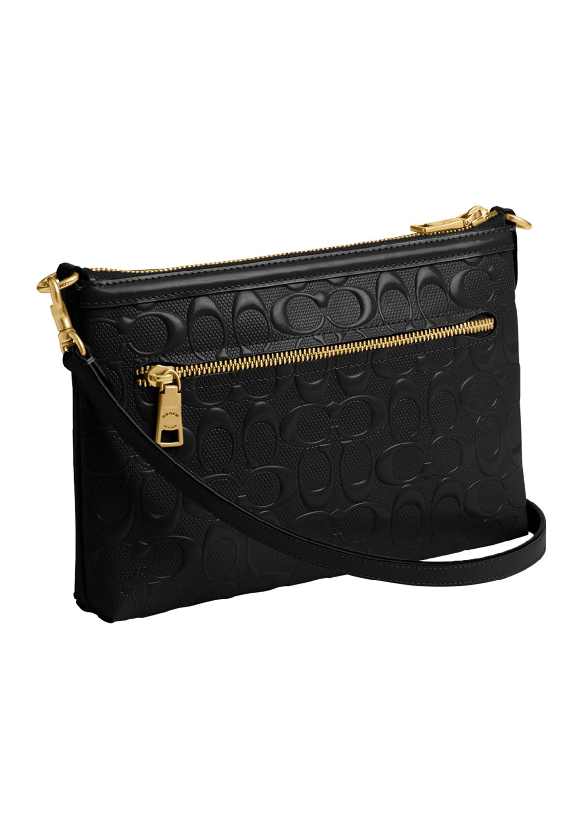 Legacy Zip Top Crossbody Bag in Signature Leather 