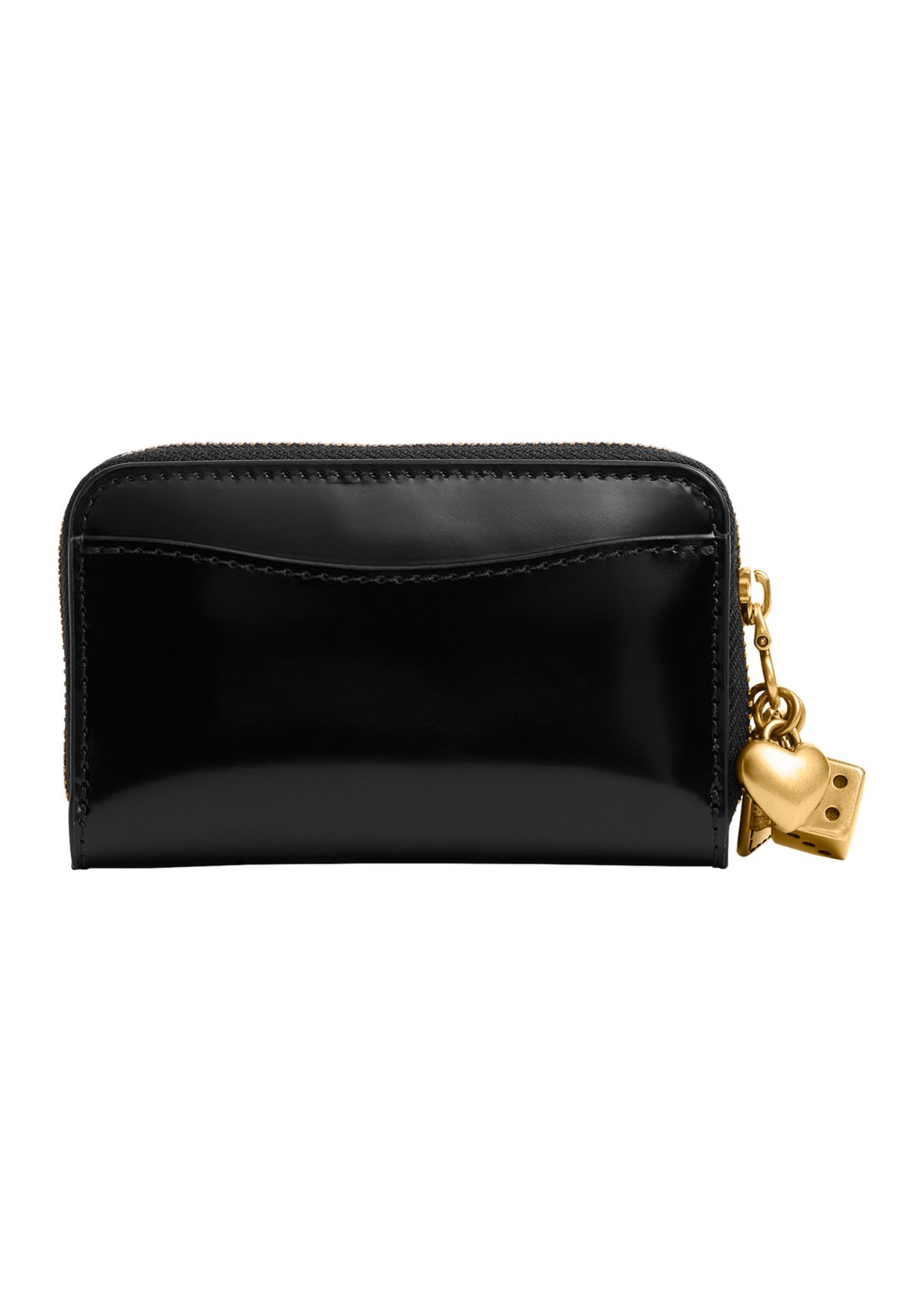 Essential Small Zip Around Wallet with Charm 