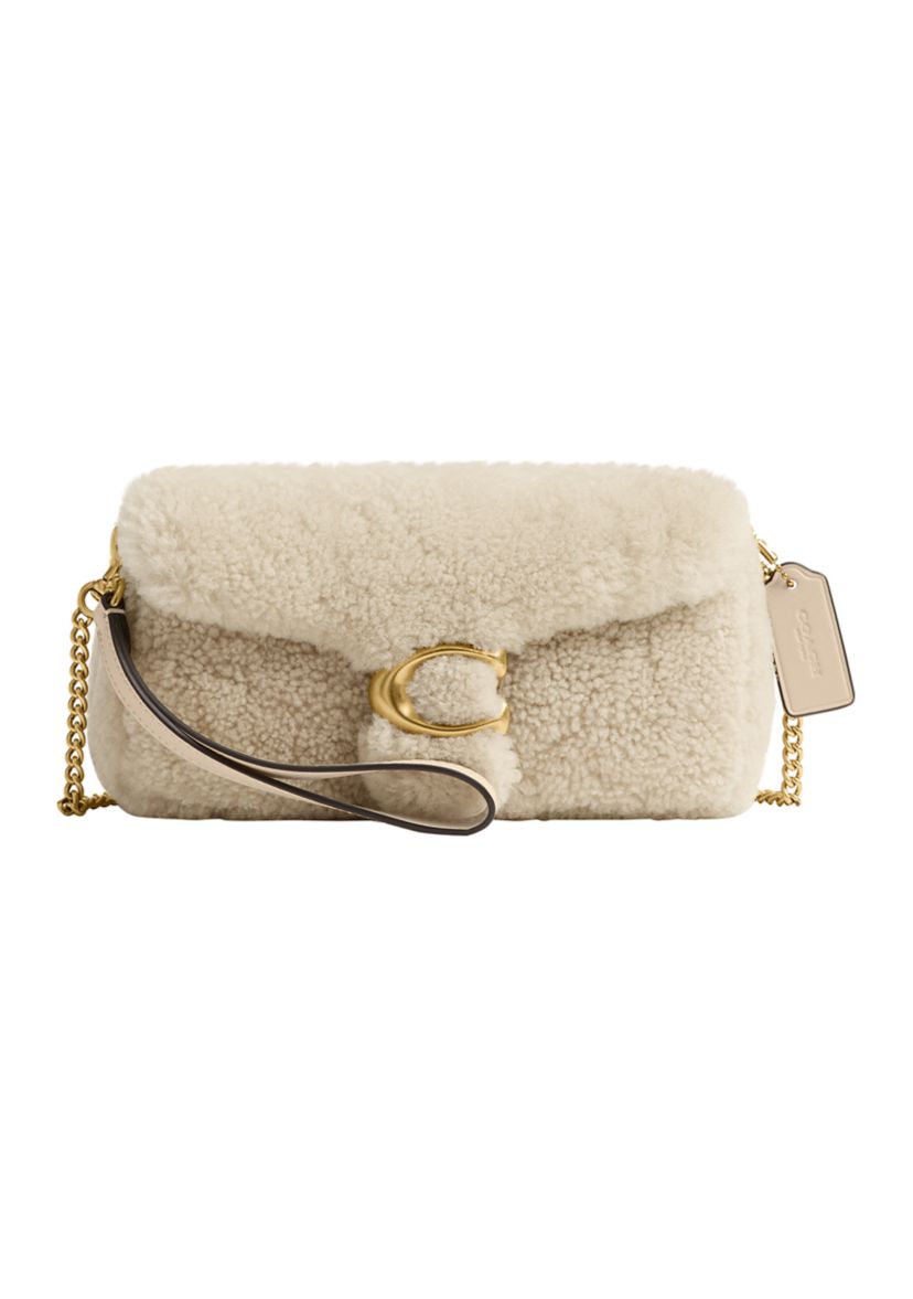 Tabby Chain Crossbody Bag 19 in Shearling