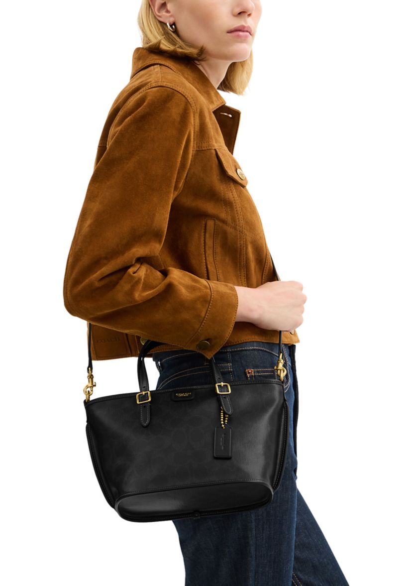 Taxi Tote Bag 21 in Signature Canvas 