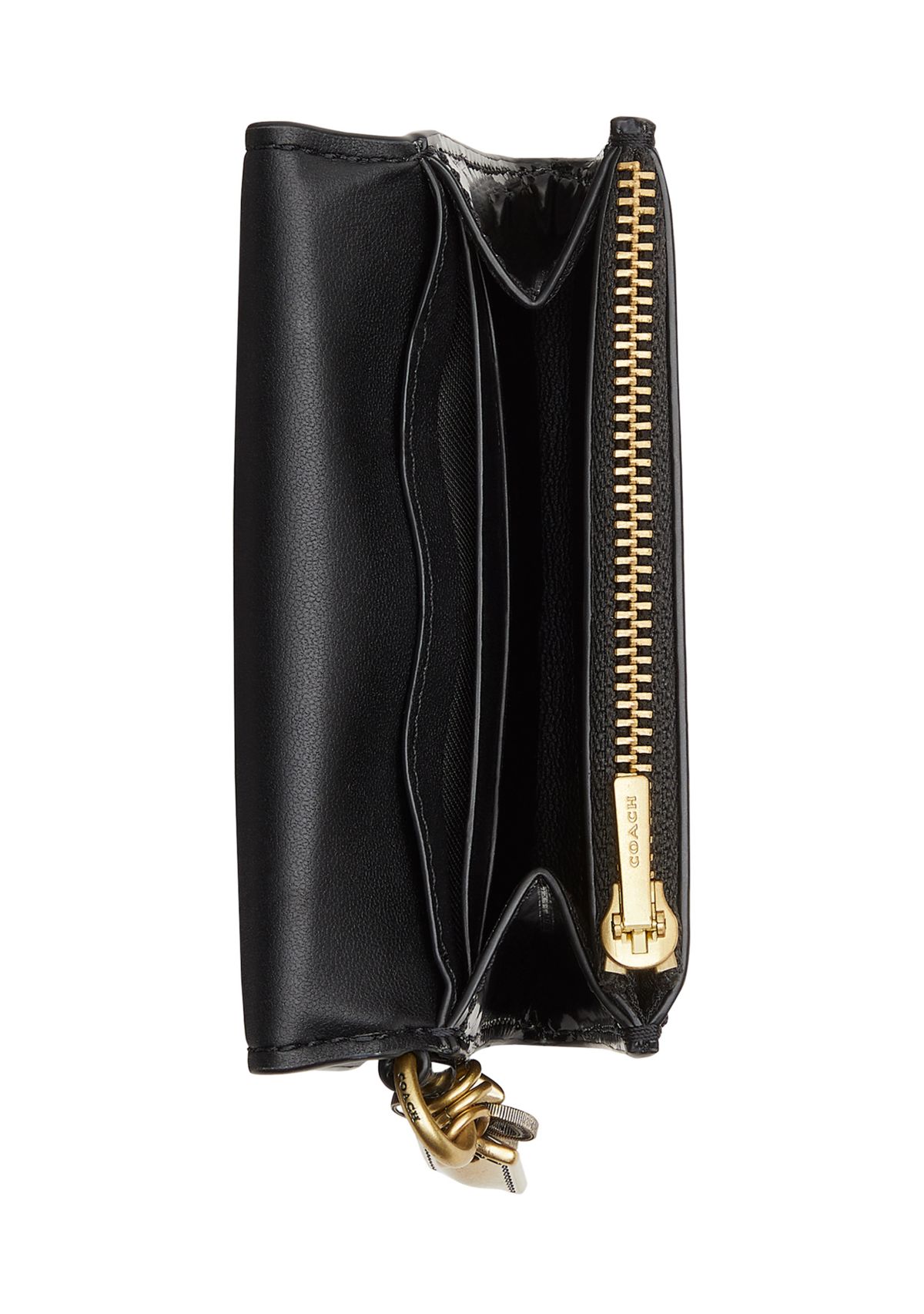 Essential Flap Card Case with Charm 