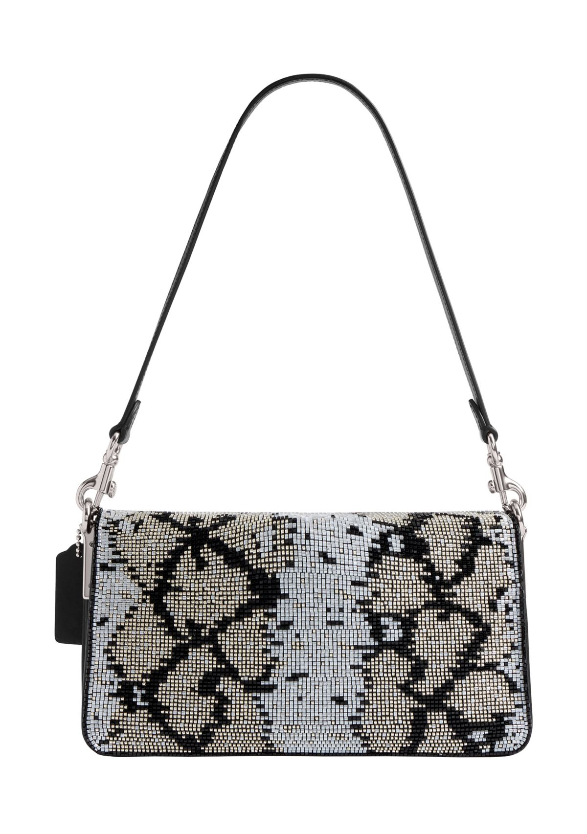 Tabby Shoulder Bag 26 with Beaded Snake
