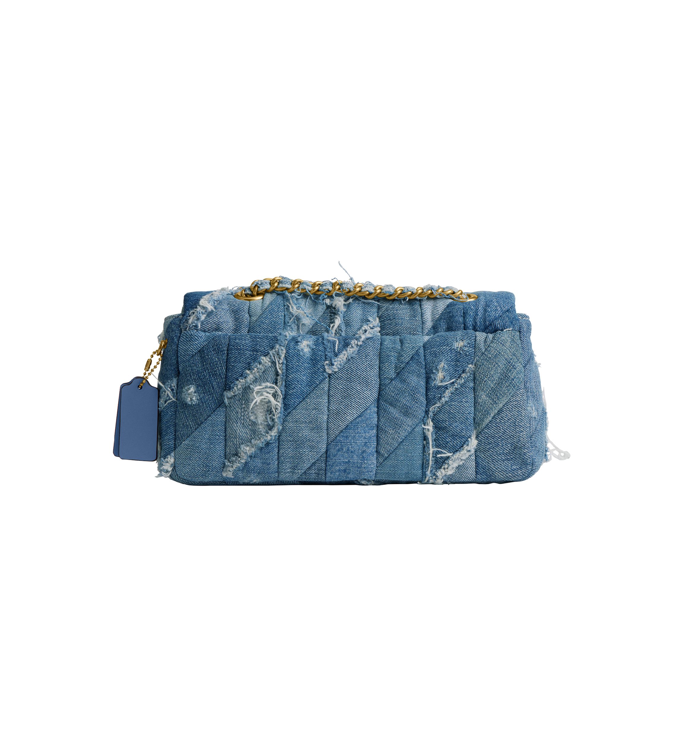 COACH Quilted Denim Patchwork Tabby Shoulder Bag | Belk