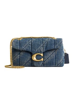 COACH Quilted Loved Denim Tabby Shoulder Bag