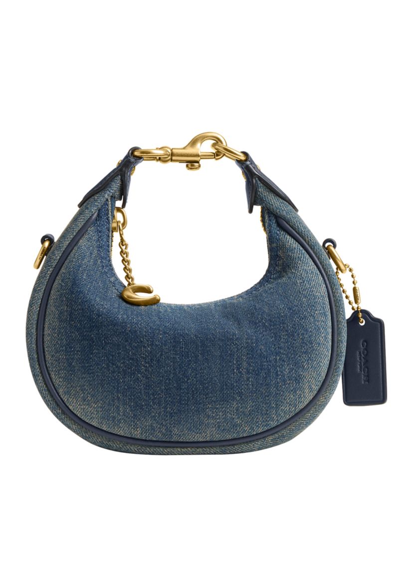 Coach デニムブルー ショルダーバッグ ZB0046 COACH Loved Denim Jonie Bag | Belk