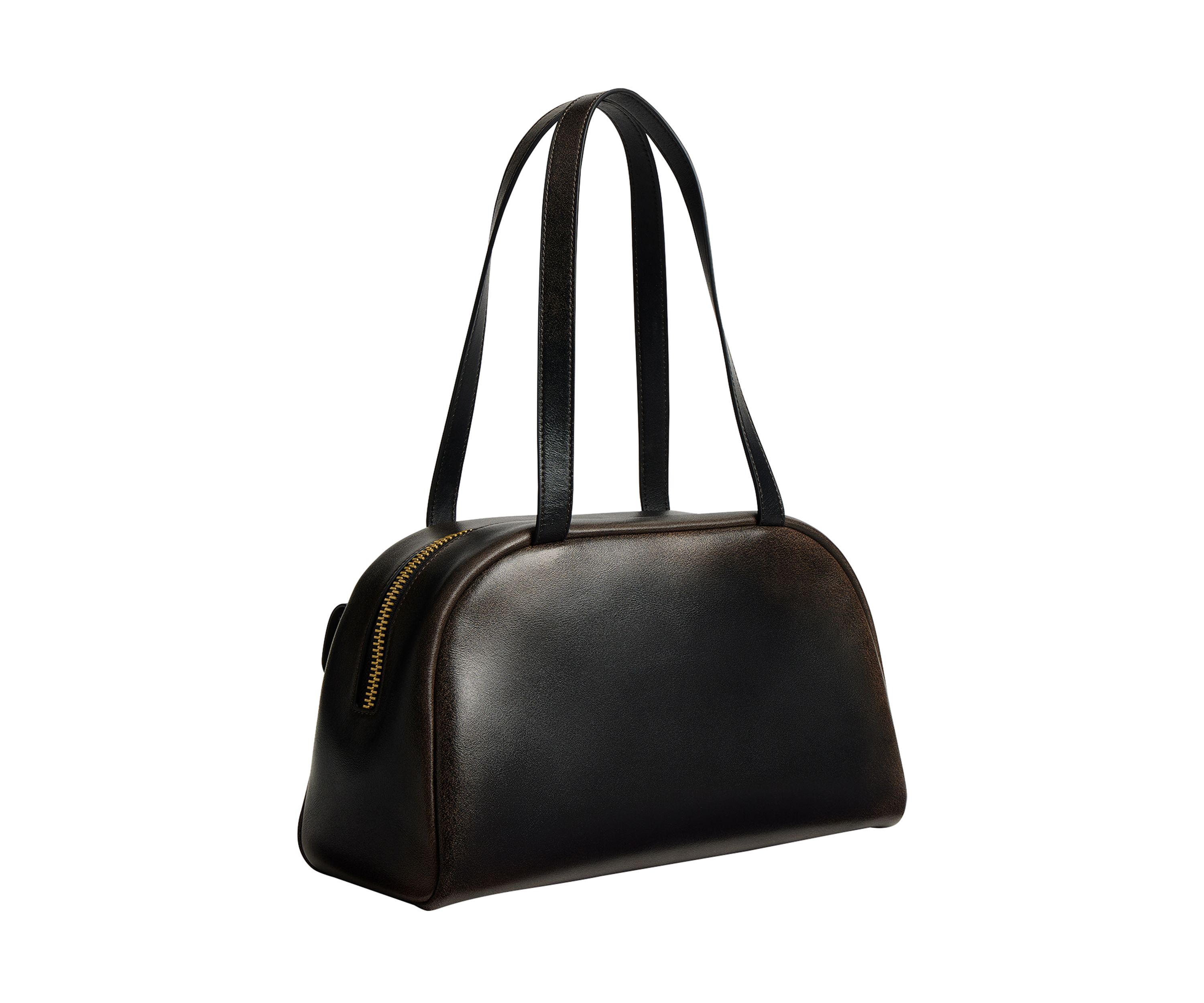 Twin Turnlock Bag in Loved Leather