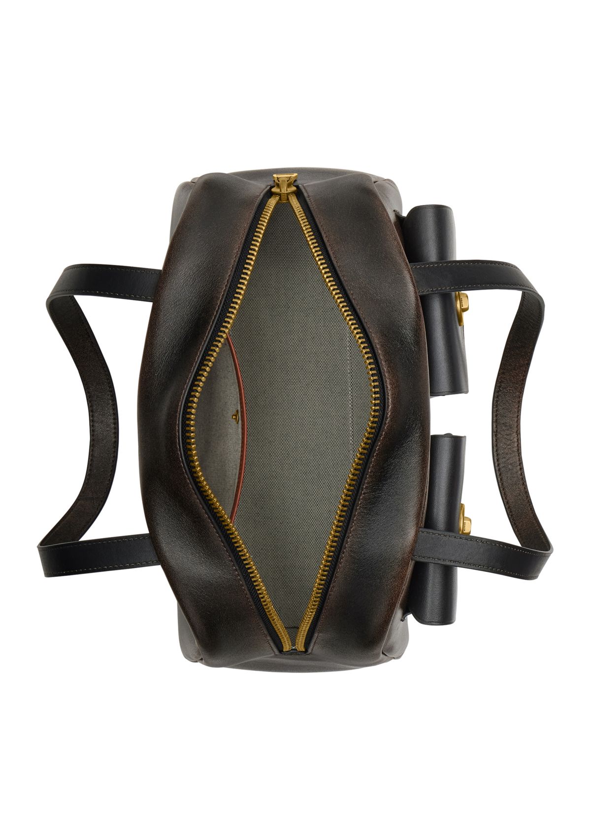 Twin Turnlock Bag in Loved Leather