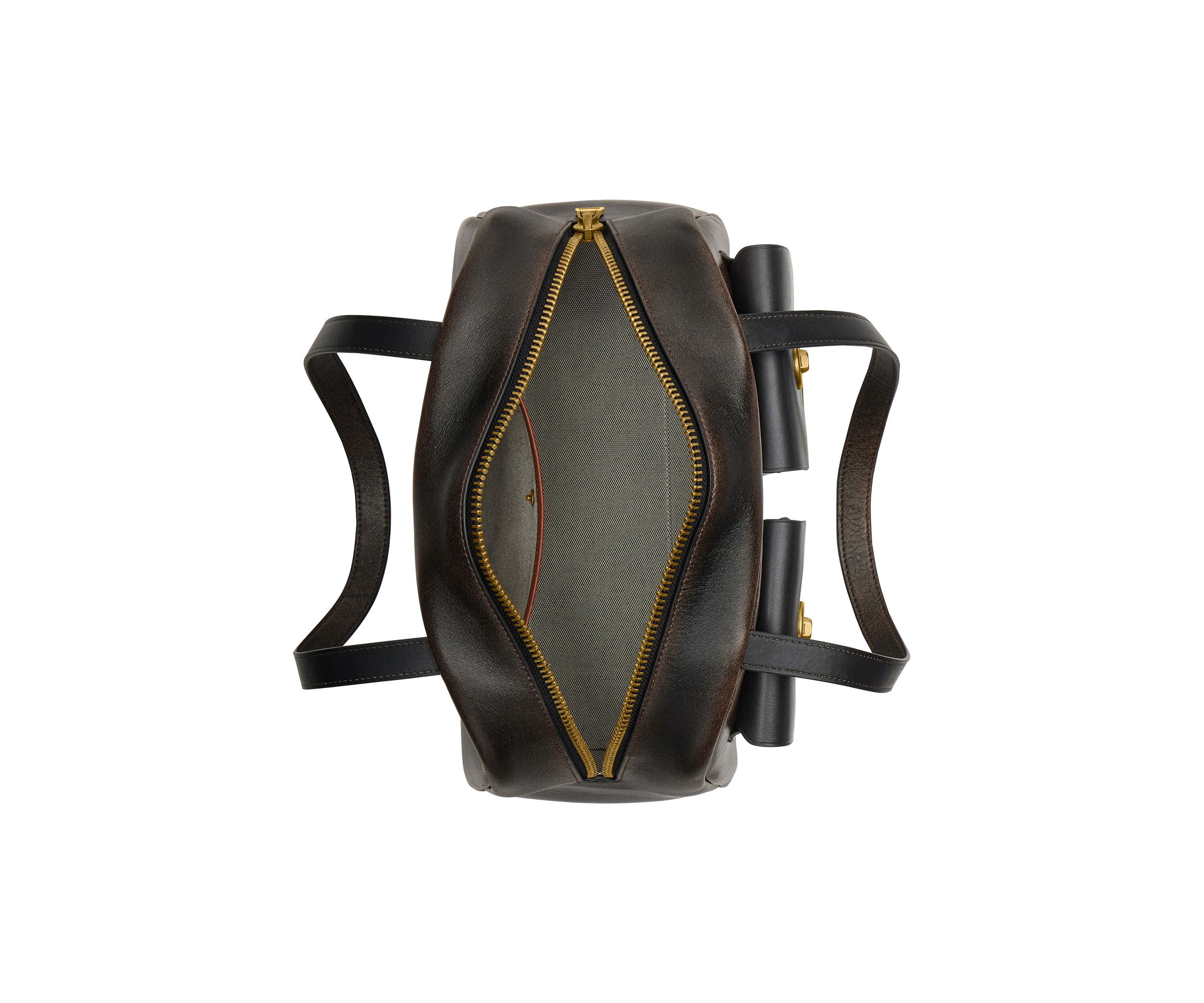 Twin Turnlock Bag in Loved Leather